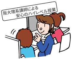 阪大理解講師による安心のハイレベル指導