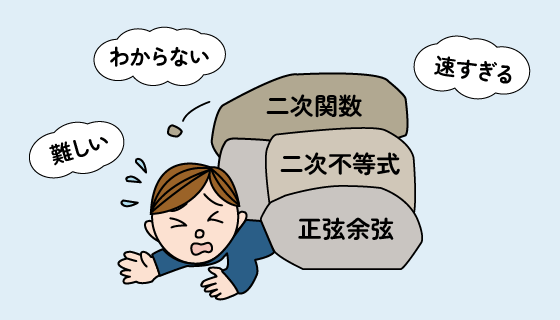 高校数学でつまづいてしまった生徒