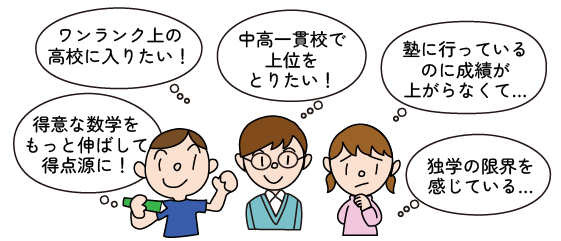 中学生の数学のお悩みは数林が解決!