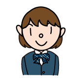 私立中1年生のイラスト